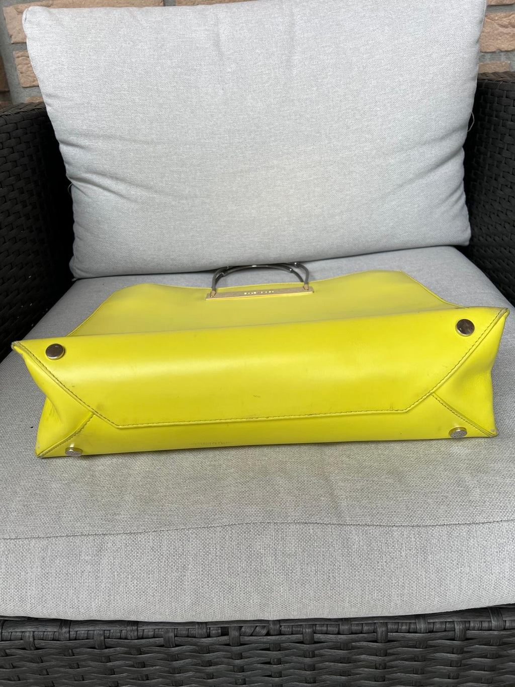 Balenciaga cable tote yellow