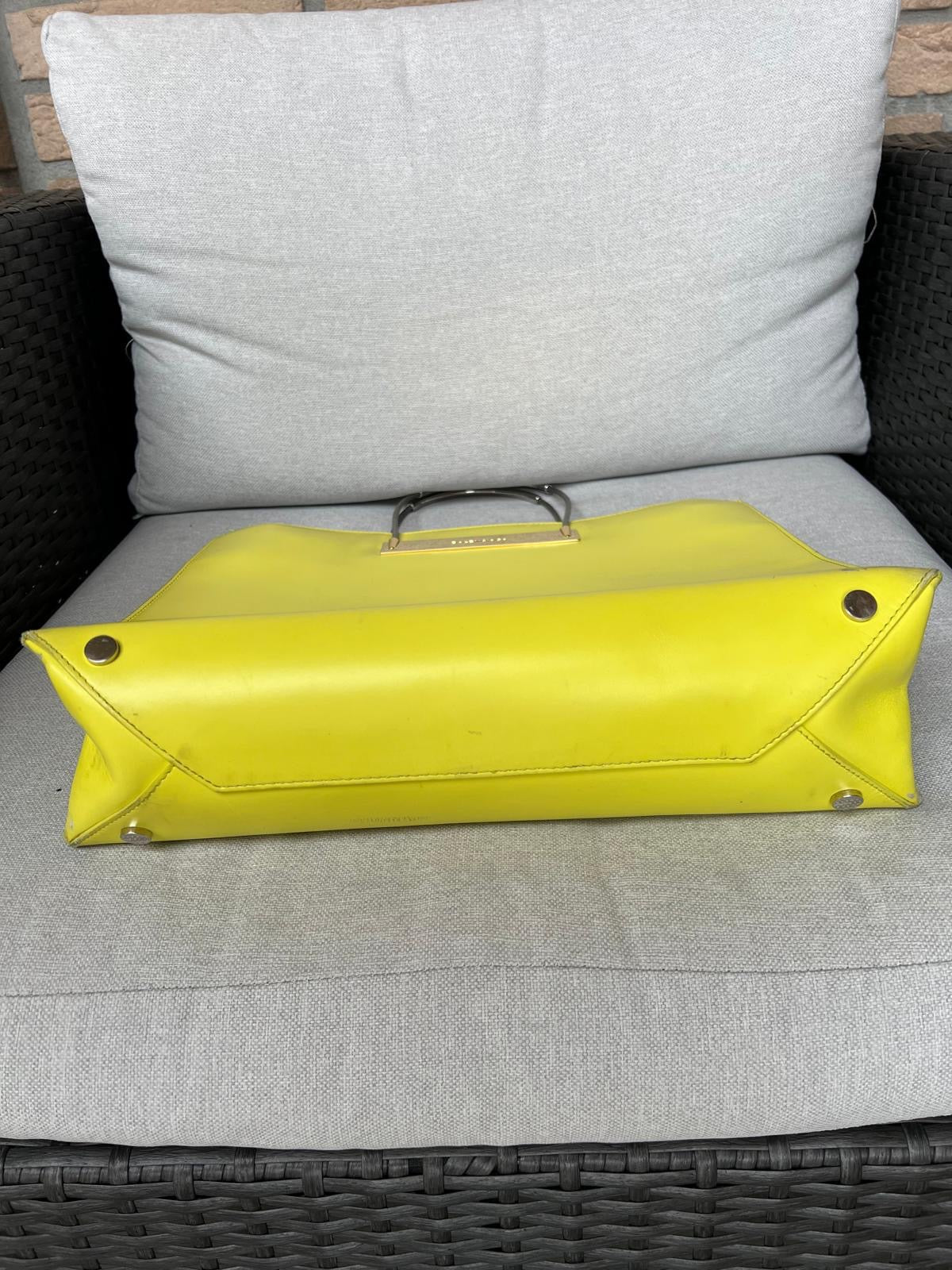 Balenciaga cable tote yellow