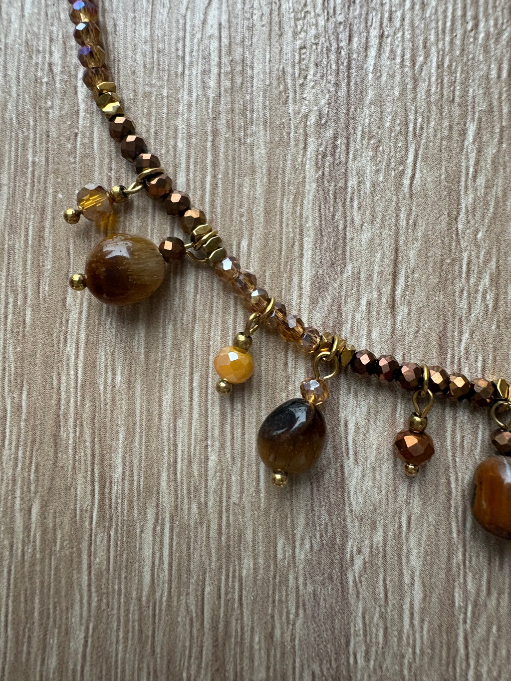 Collana cristalli e pietre dure