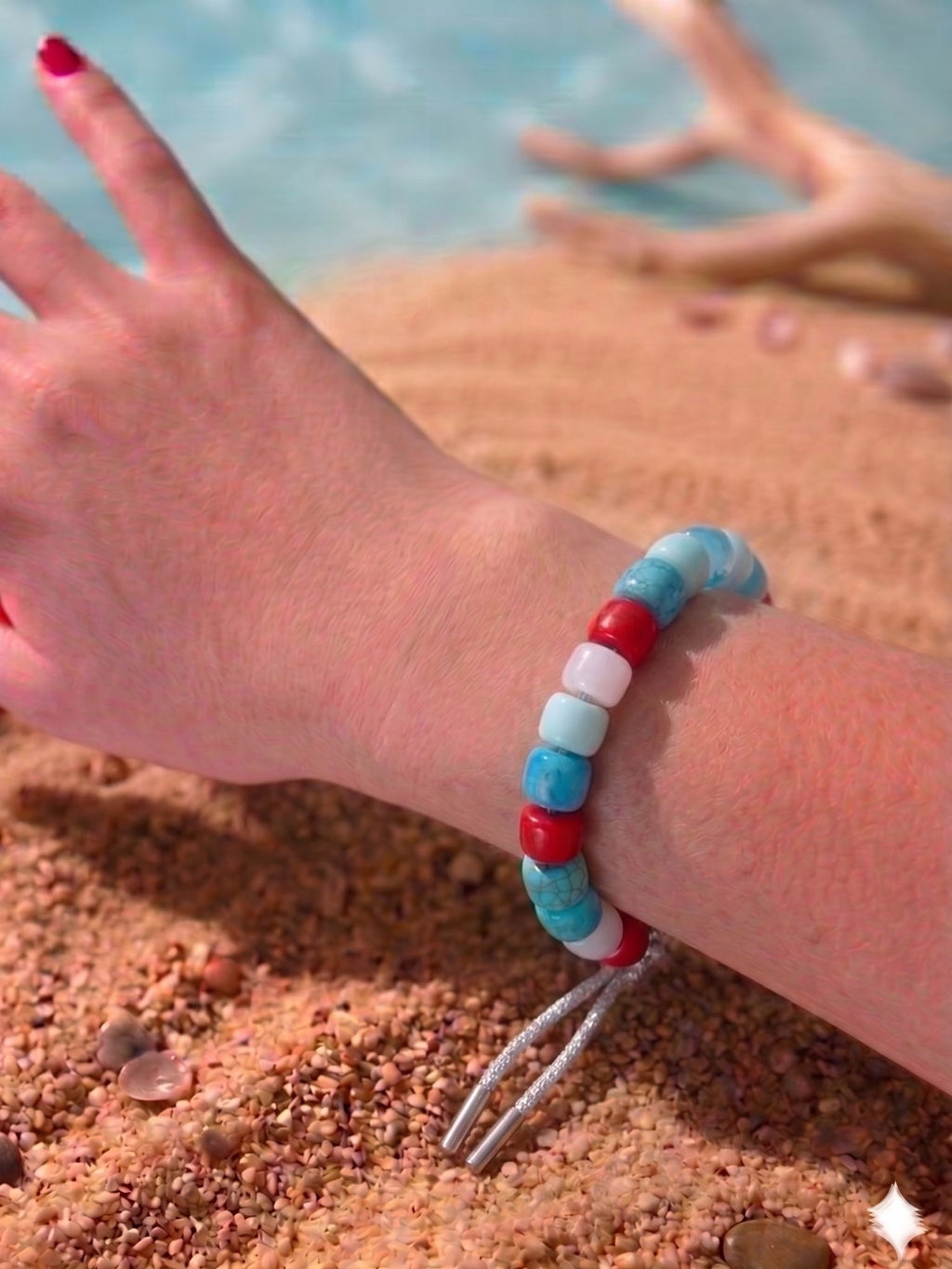 Bracciale beads colorati