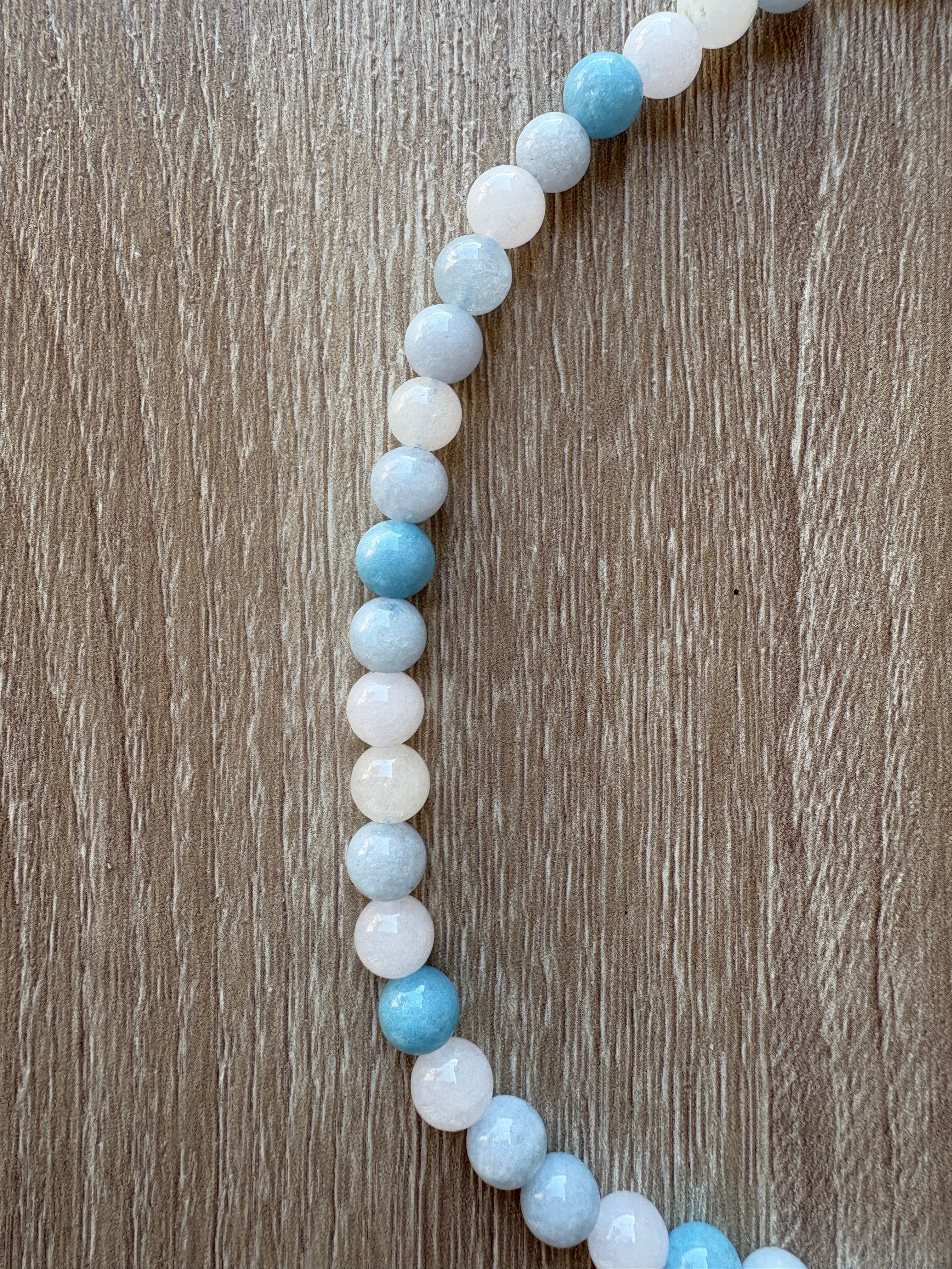 Collana calcedonio e Agata