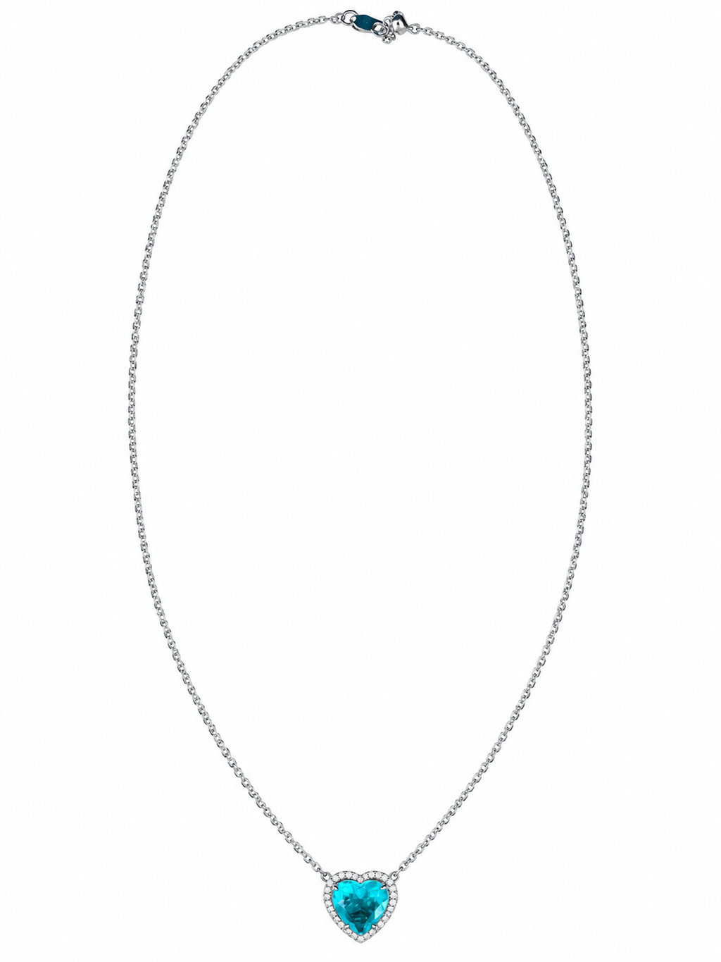 Collana cuore paraiba