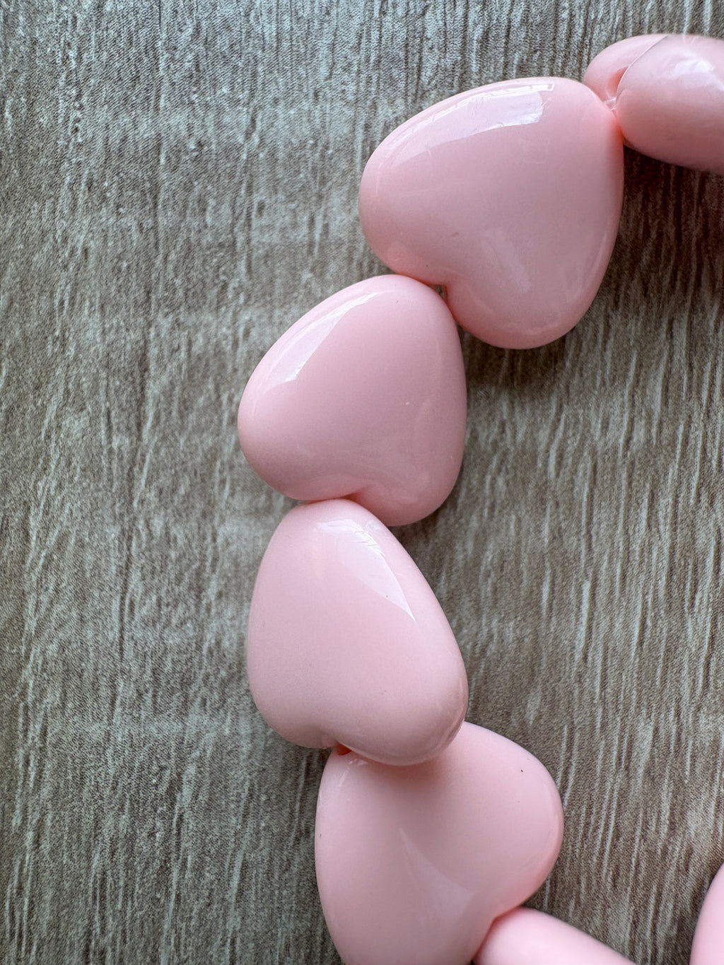 Bracciale maxi cuori new Pink