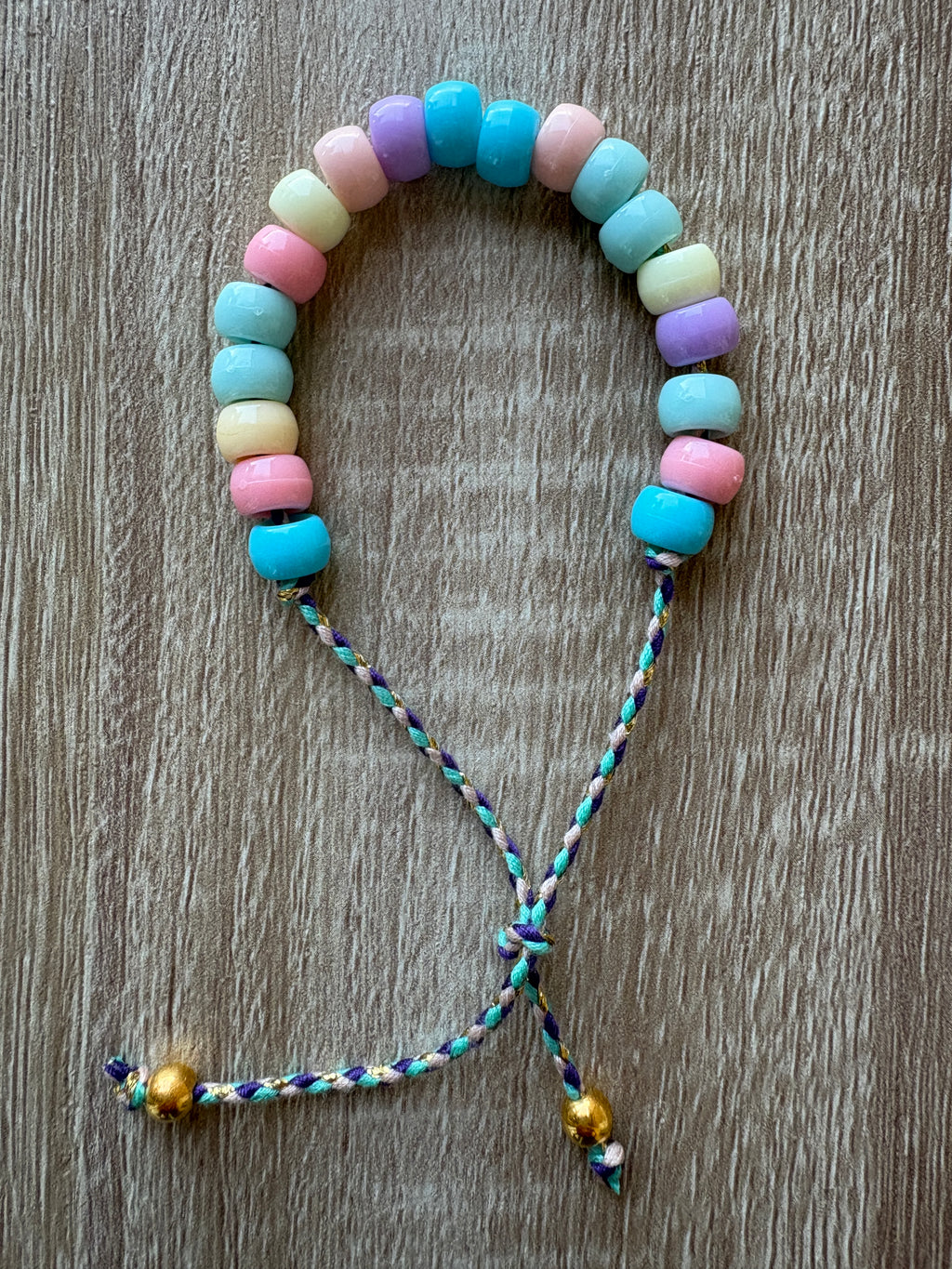 Bracciale beads maxi perline