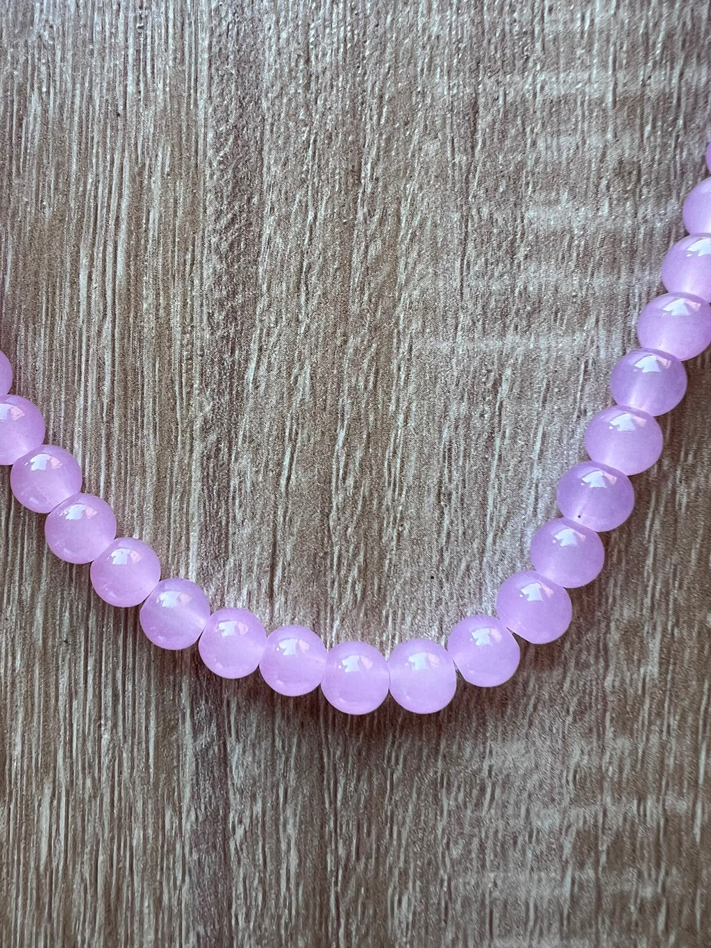 Collana resina lilla