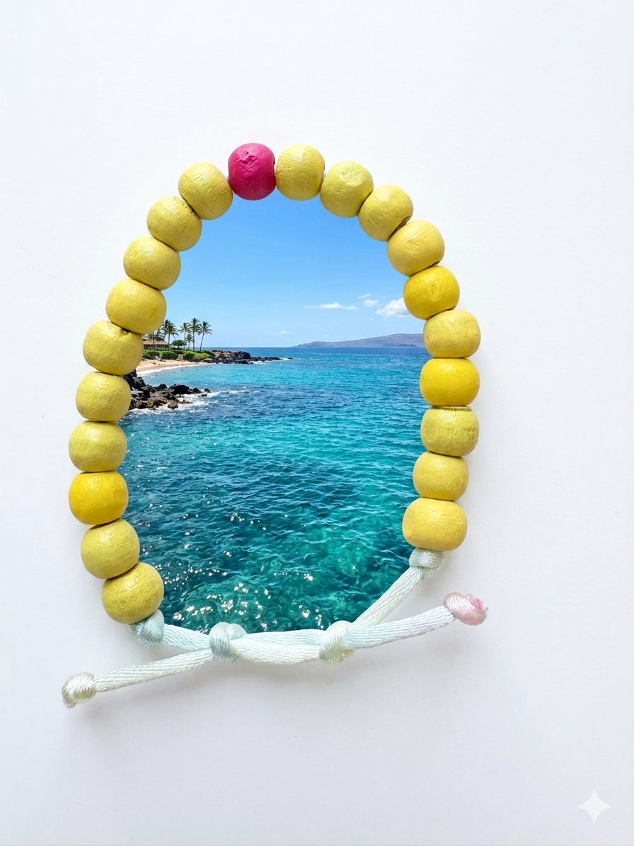 Bracciale sfere legno