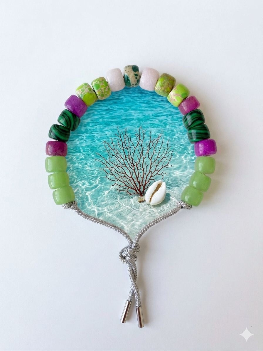 Bracciale beads colorati