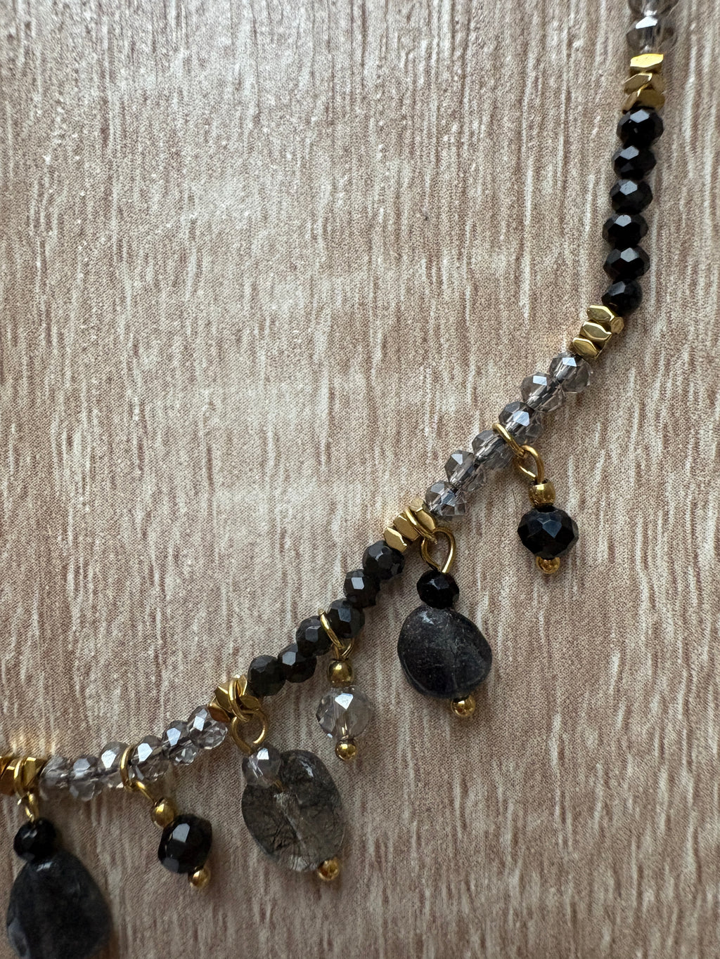 Collana cristalli e pietre dure