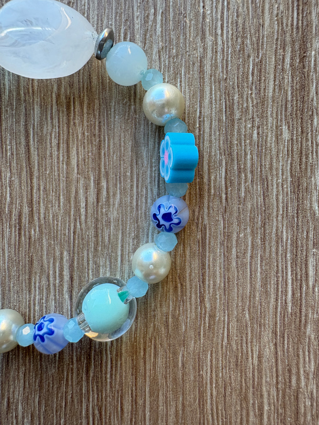 Bracciale perle flower