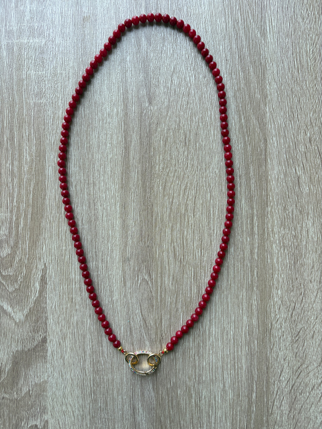 Collana burgundy