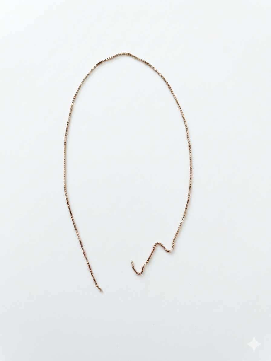 Cavigliera saldata oro 9kt