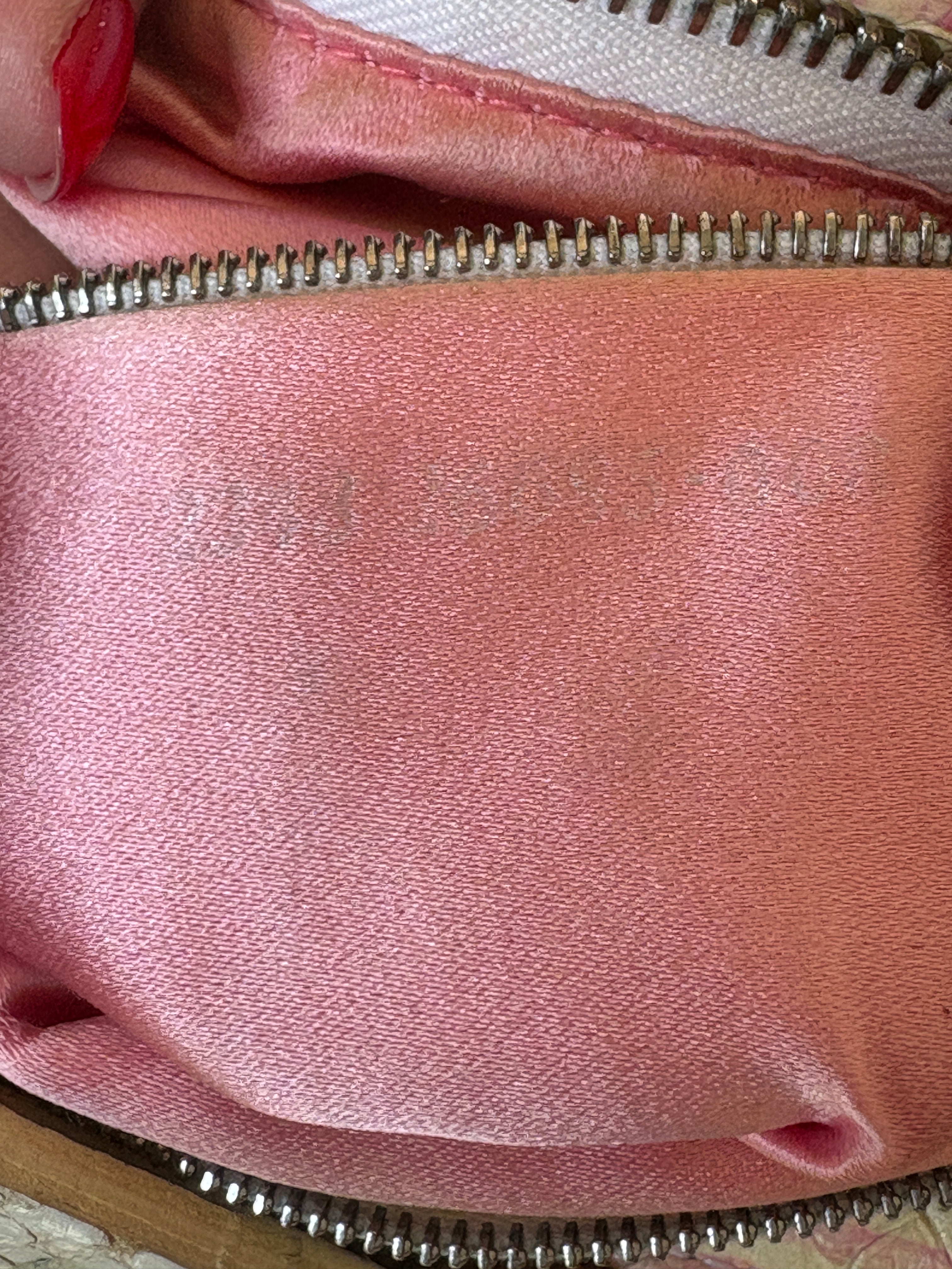 Fendi borsa a spalla in pitone sfumato