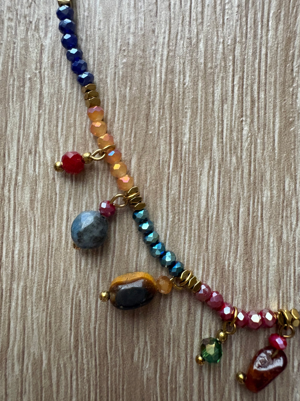 Collana cristalli e pietre dure