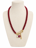 Collana burgundy