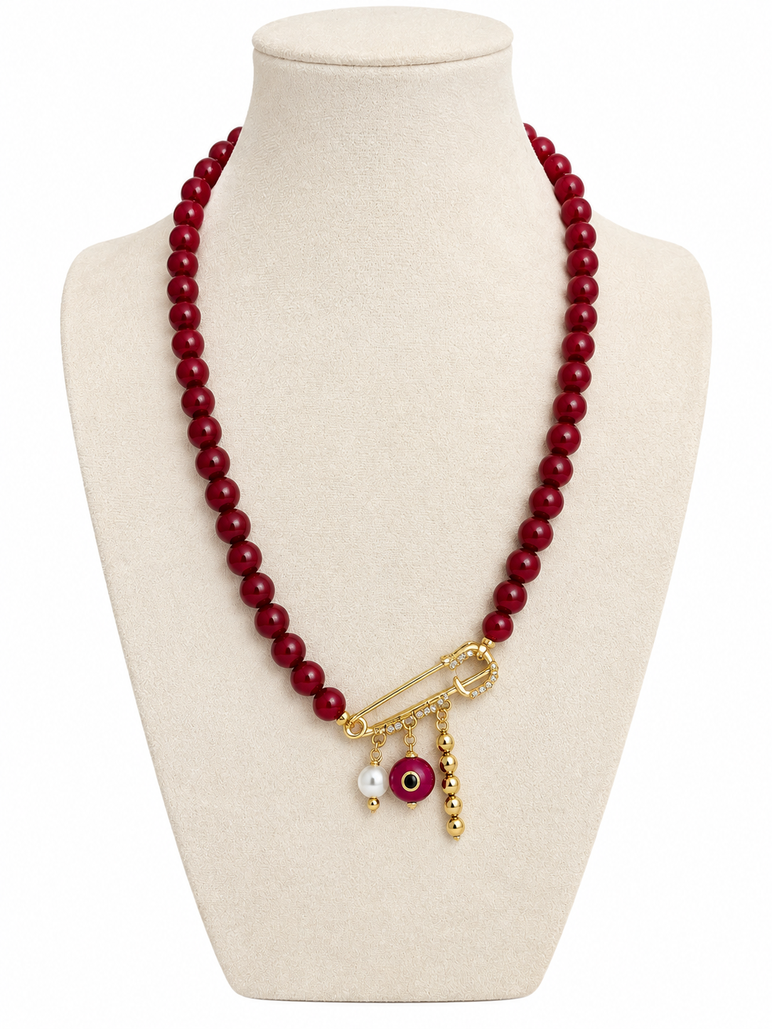 Collana burgundy