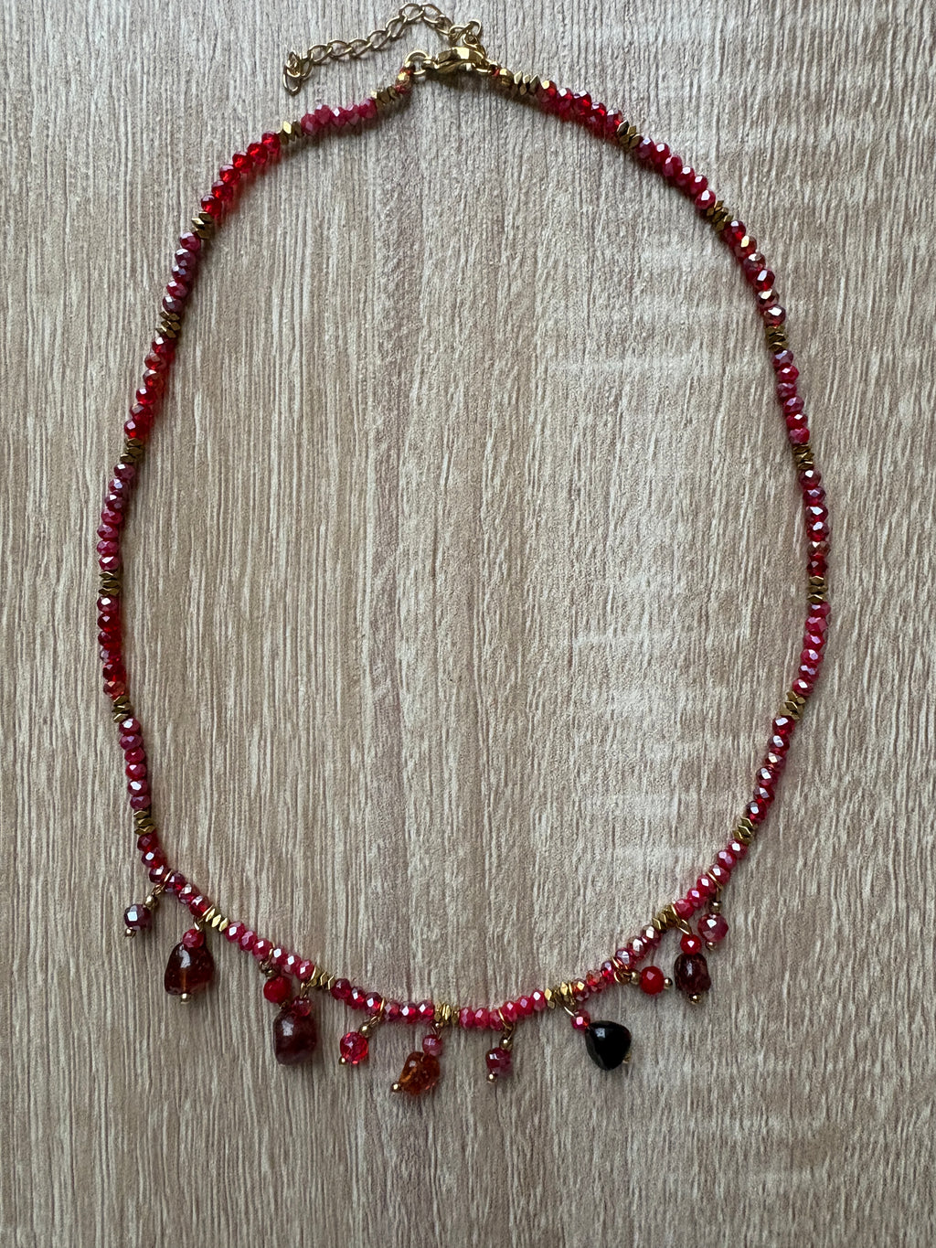 Collana cristalli e pietre dure