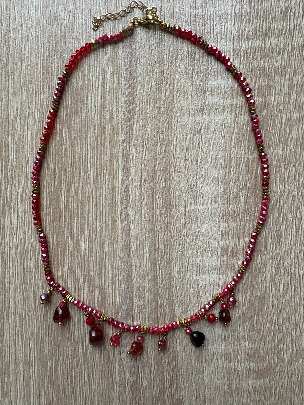 Collana cristalli e pietre dure