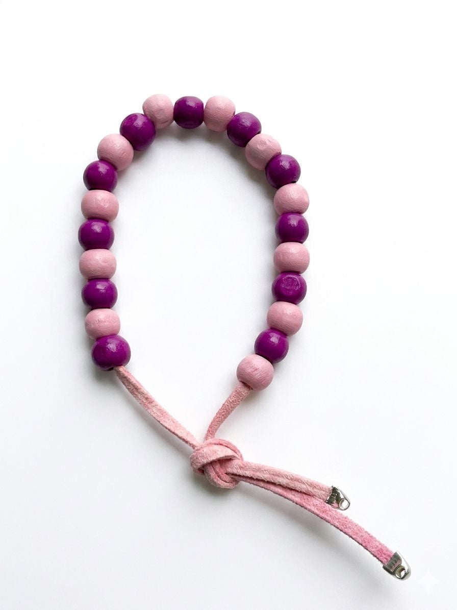 Bracciale sfere in legno