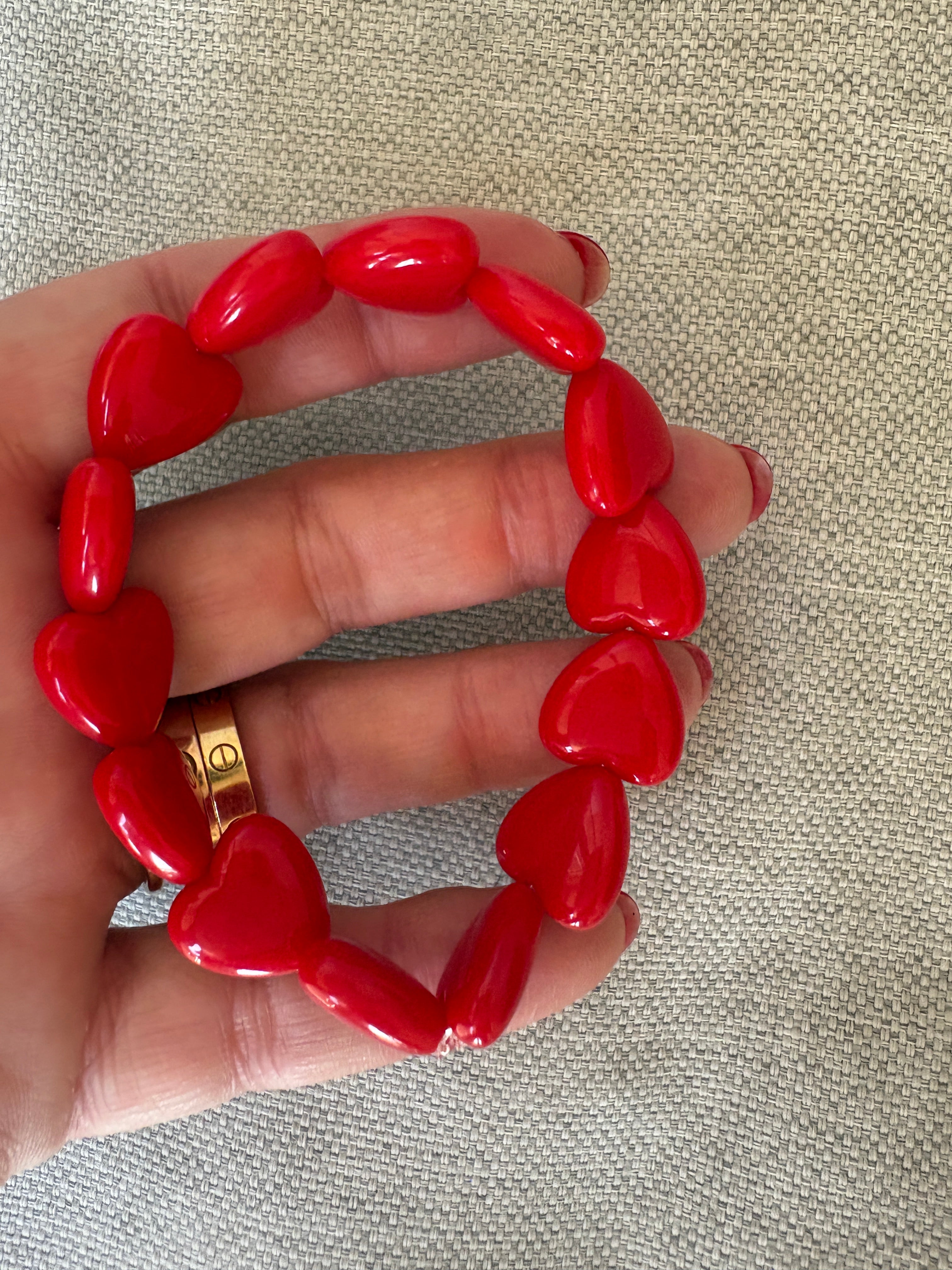 Bracciale Heart resina