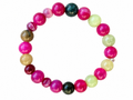 Bracciale sfere Agata e citrino