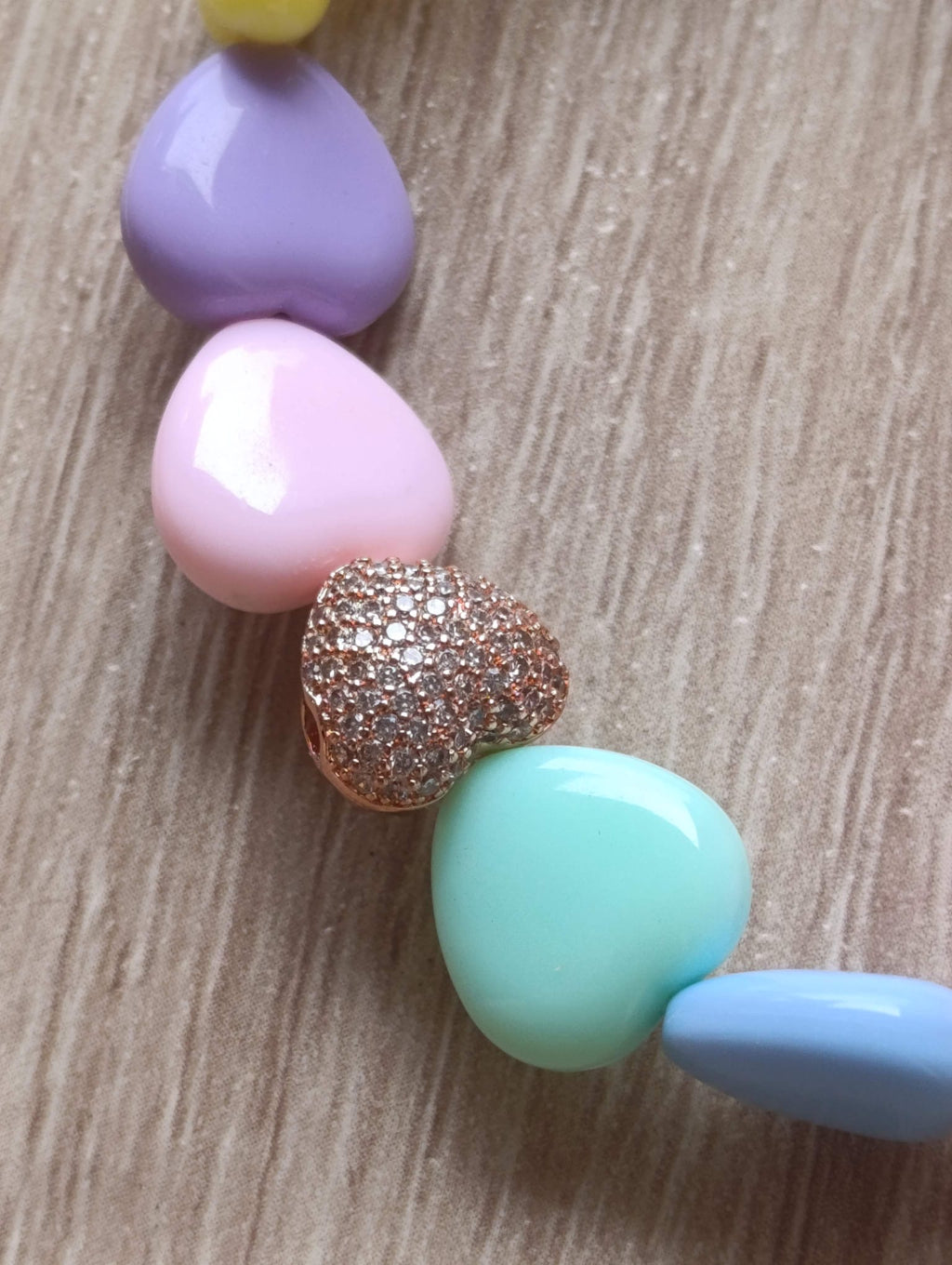 Bracciale cuori resina limited edition