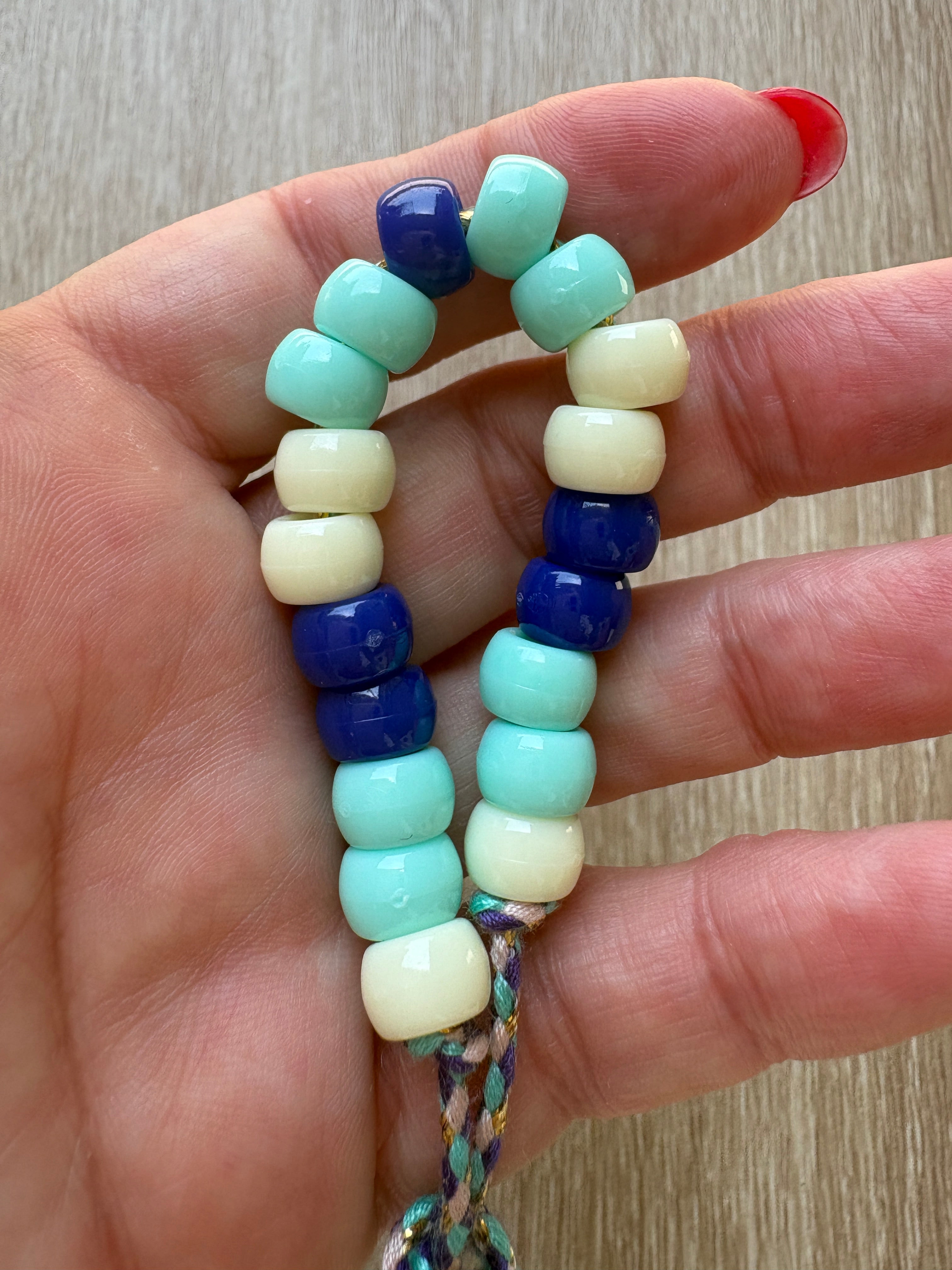 Bracciale beads in perline