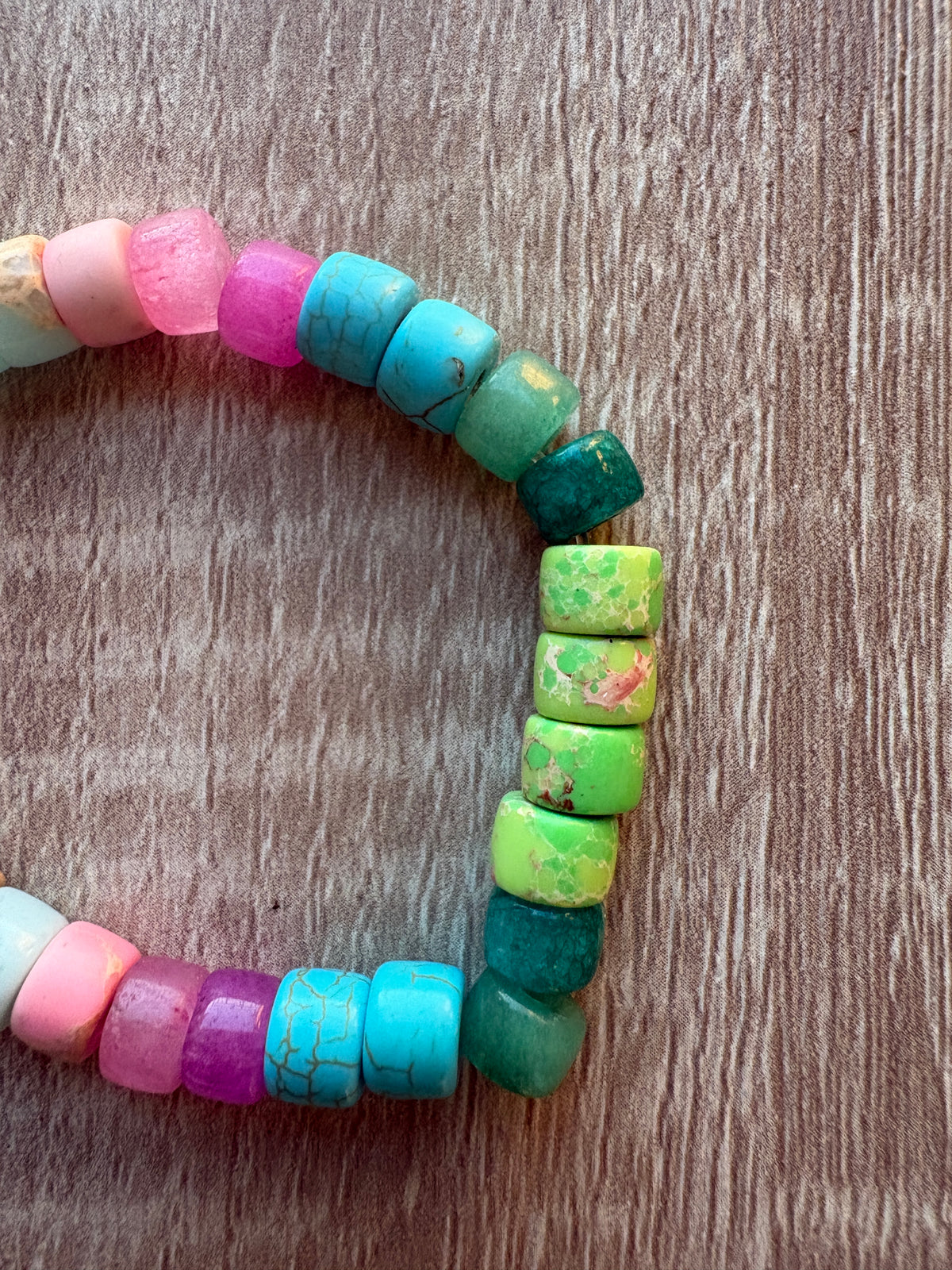 Bracciale beads elastico