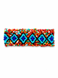 Bracciale ricamato perline