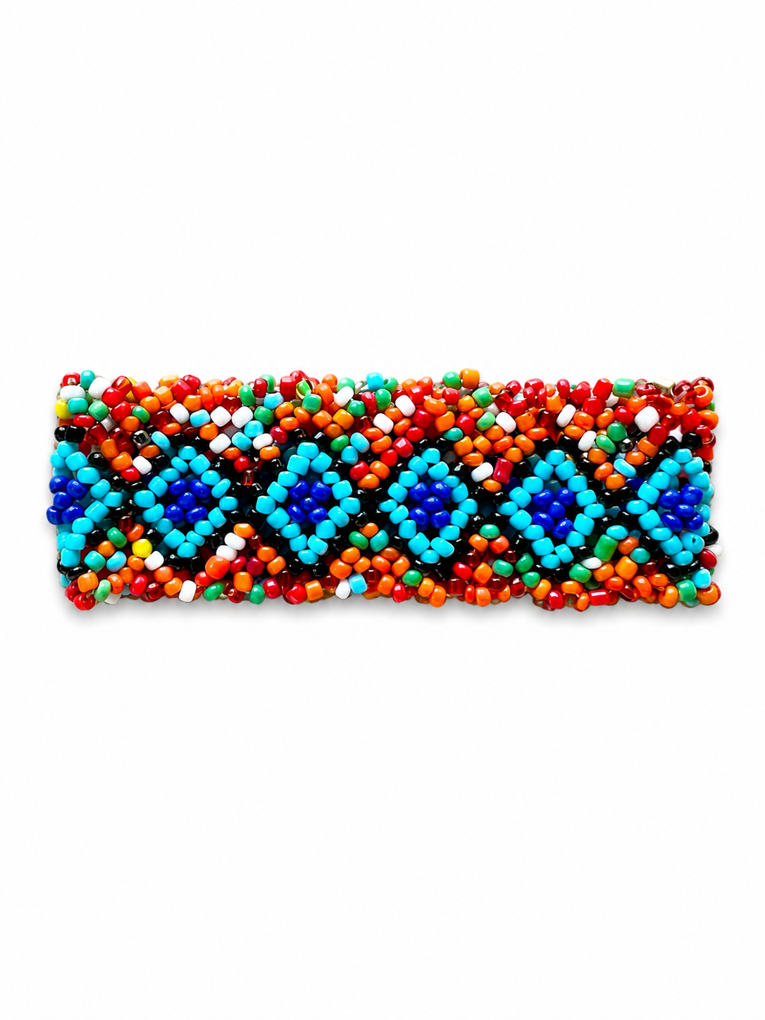 Bracciale ricamato perline