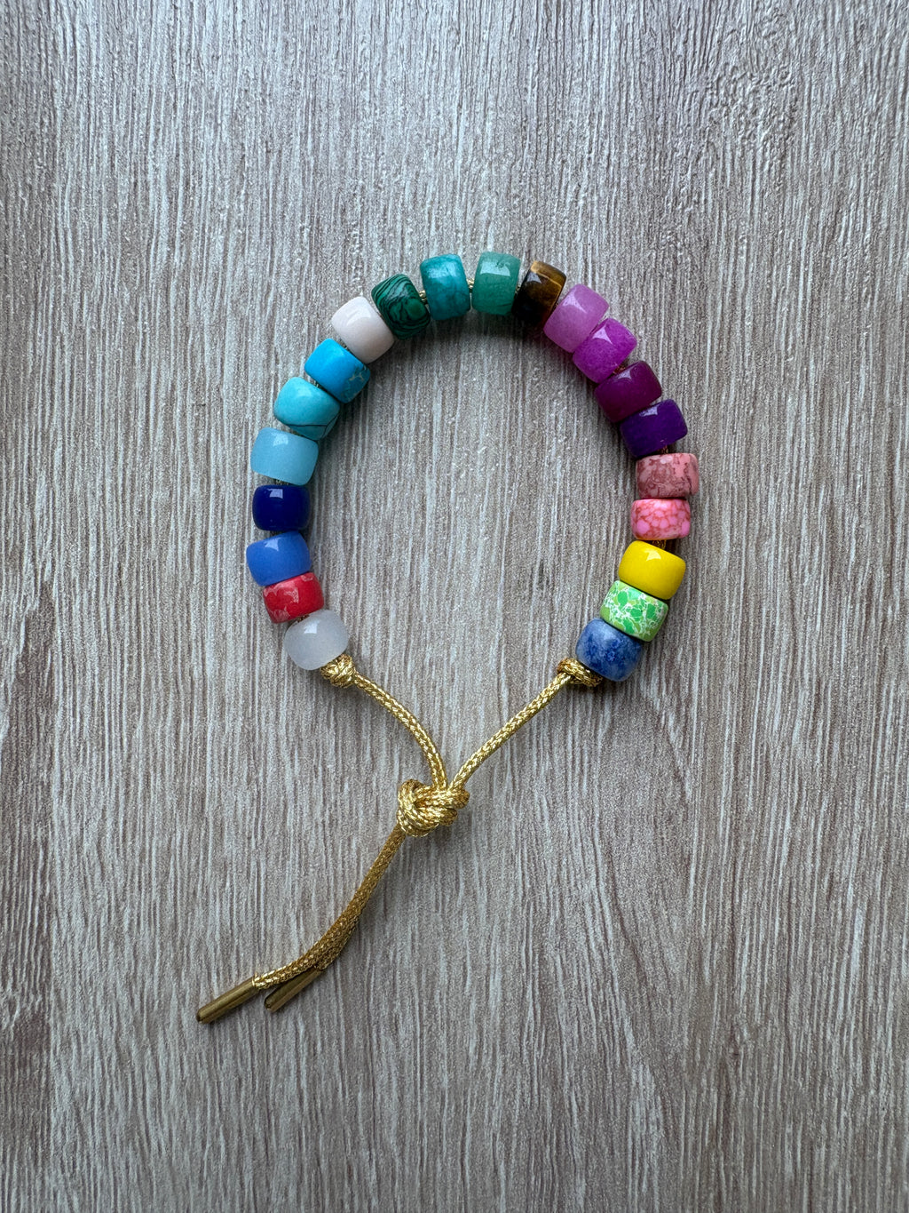 Bracciale beads colorati