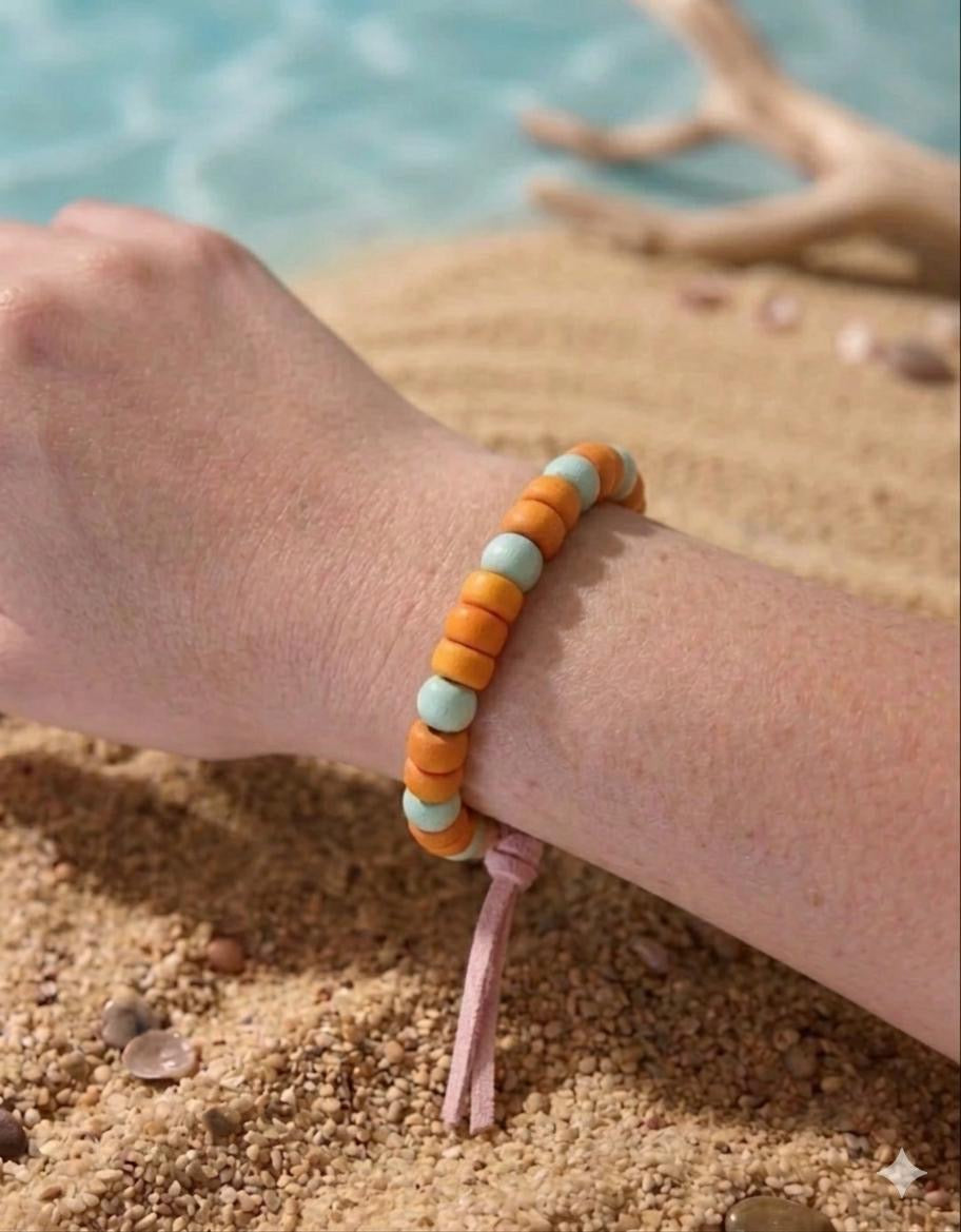 Bracciale Beads in resina