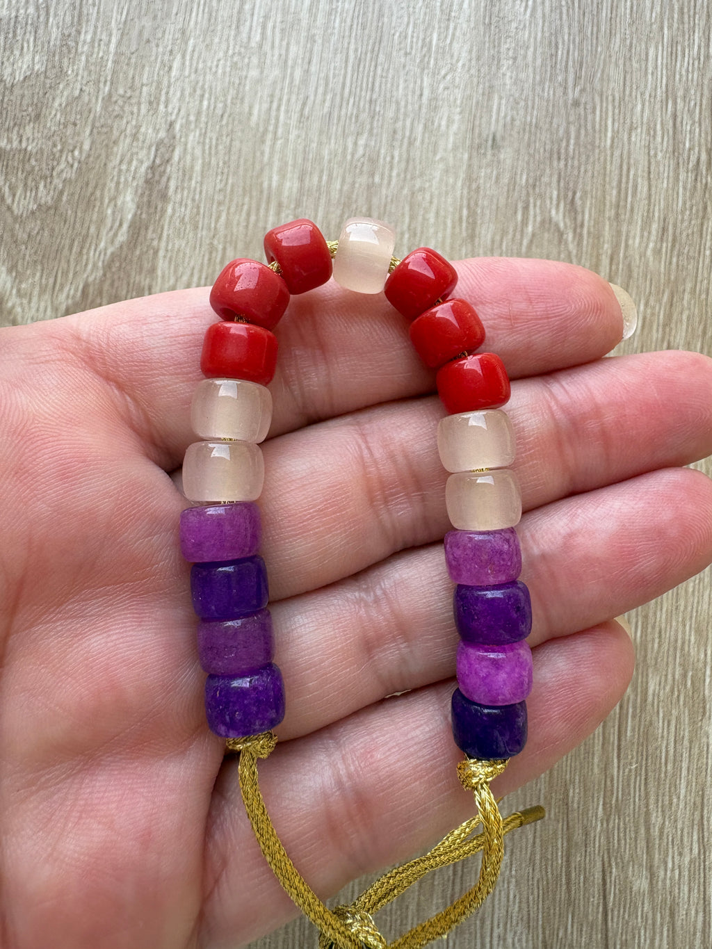 Bracciale beads colorati