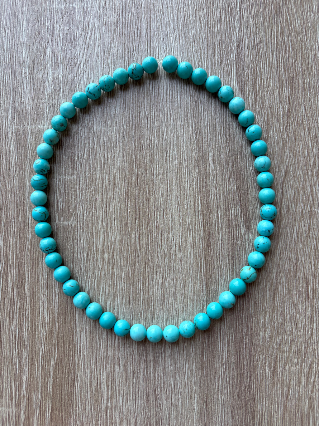 Collana elastica turchese