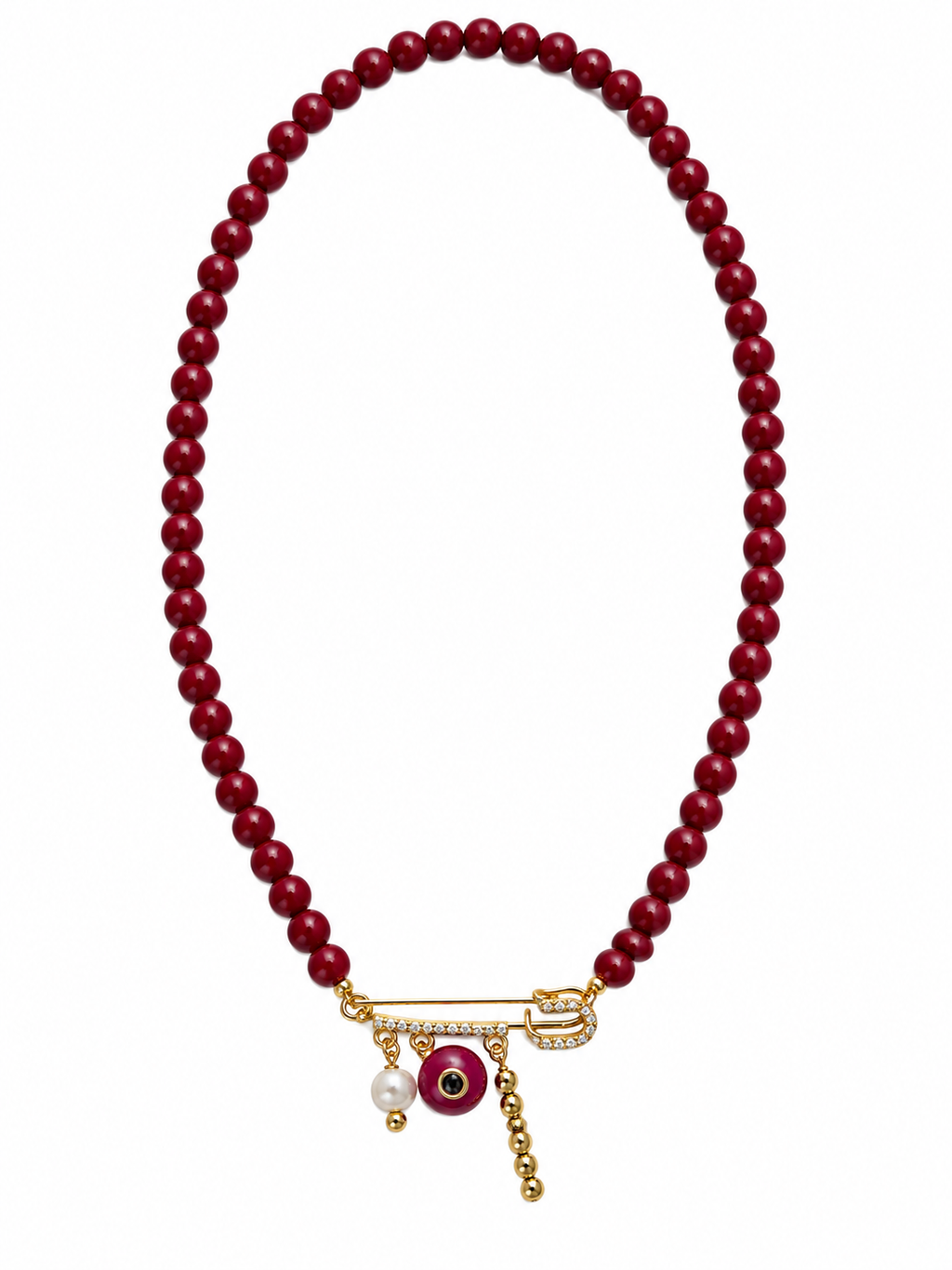 Collana burgundy