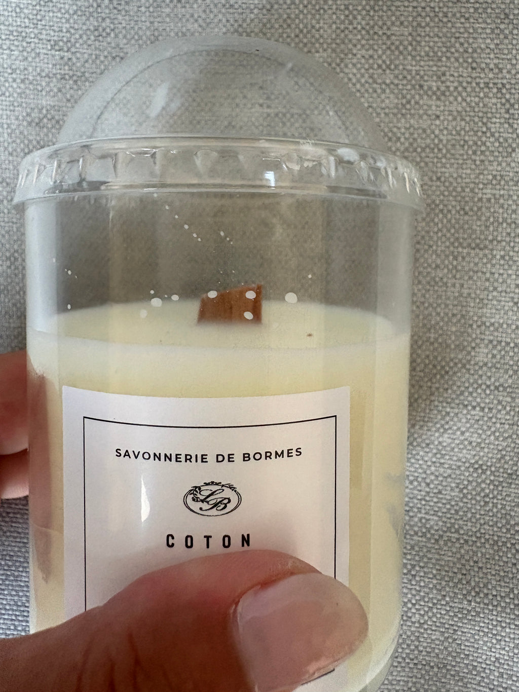 Candela profumata cotone