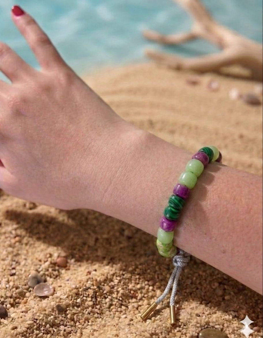 Bracciale beads colorati