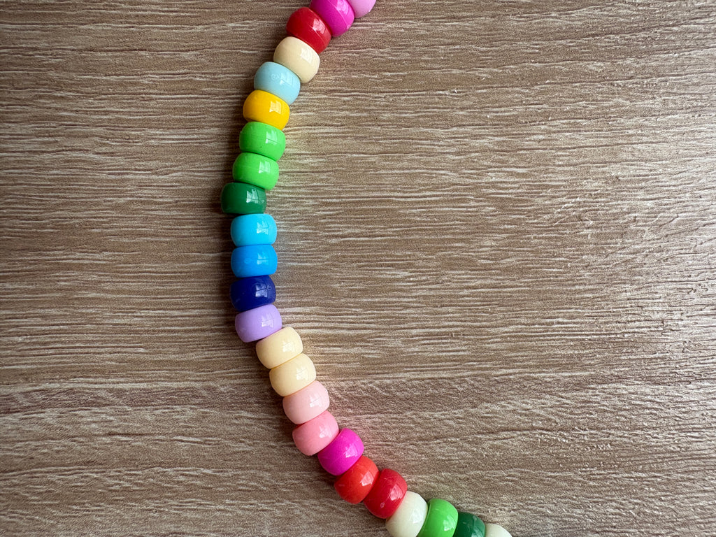 Collana beads perline multicolor