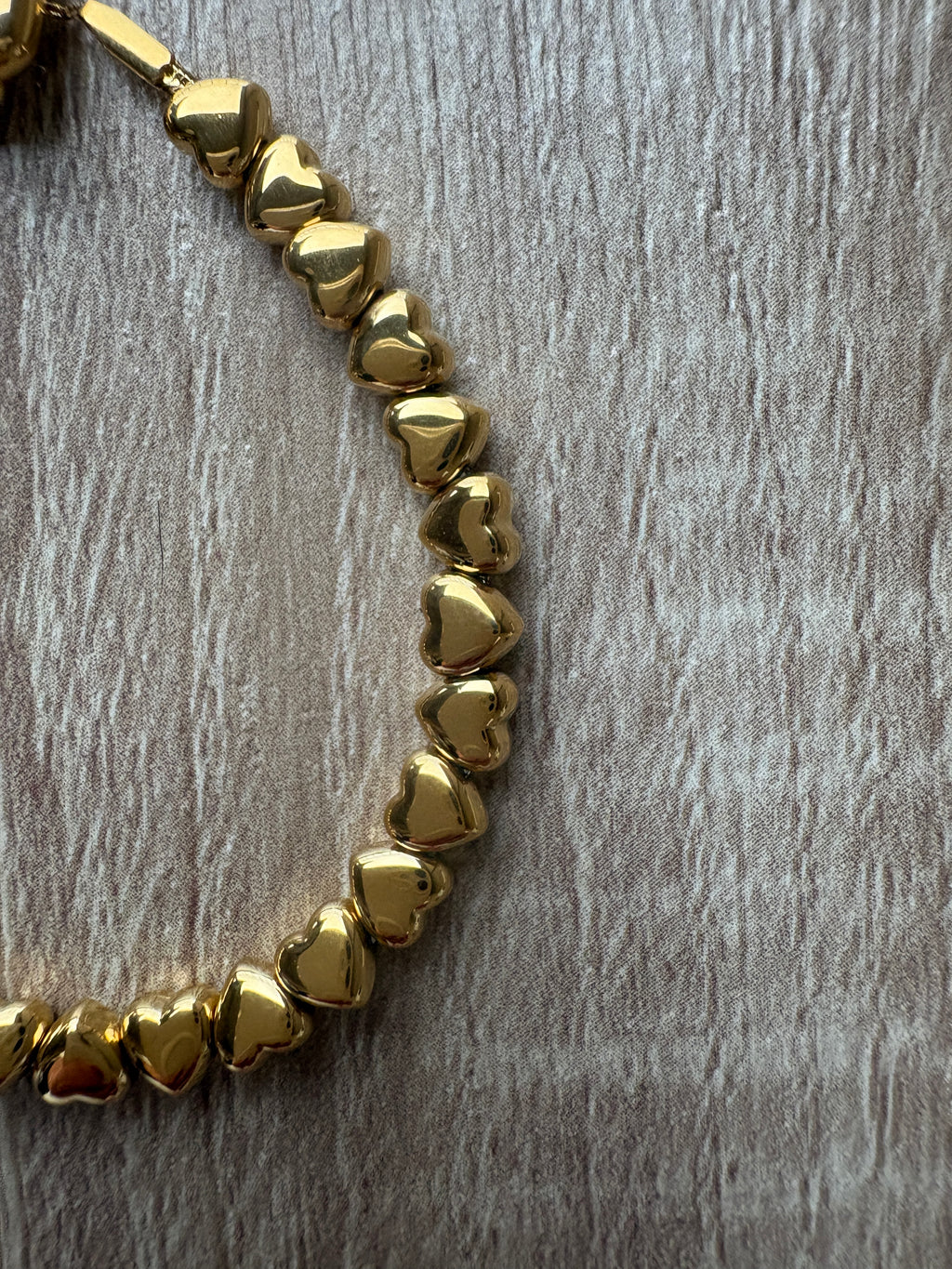 Bracciale cuori acciaio