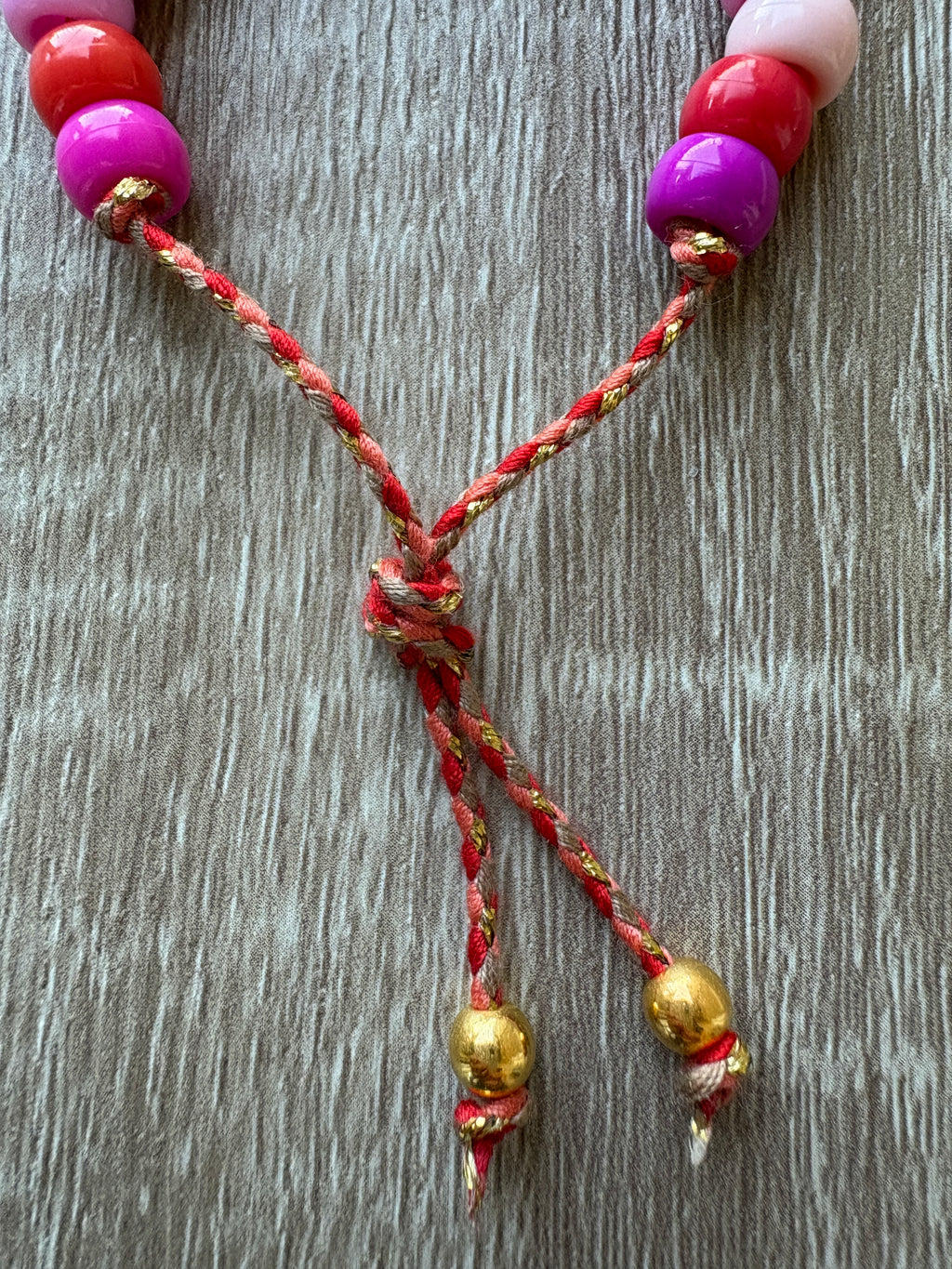 Bracciale beads perline maxi