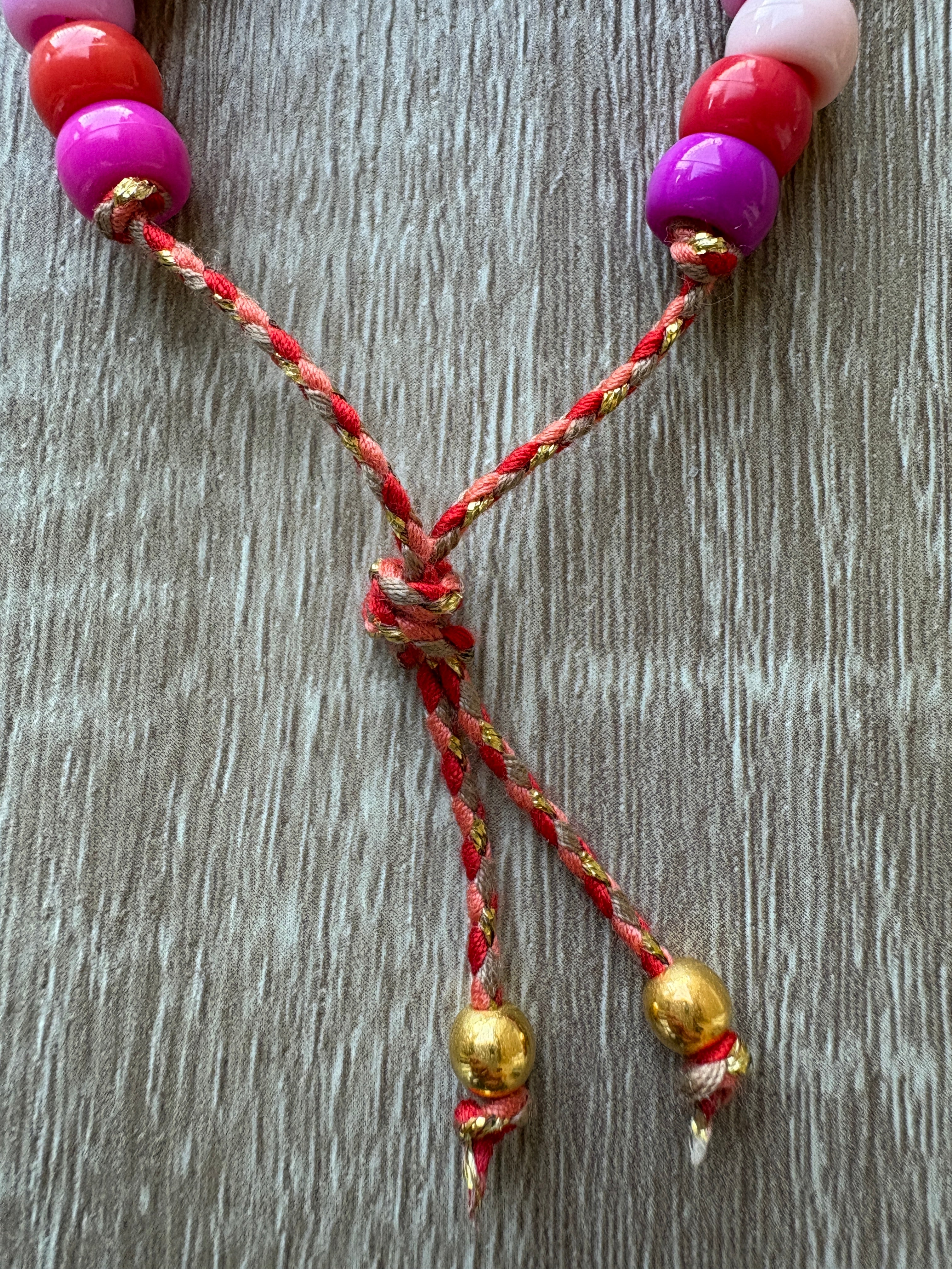 Bracciale beads perline maxi