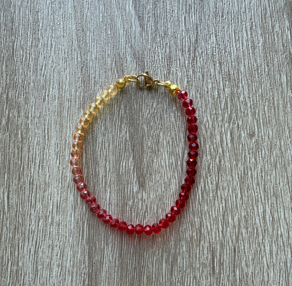 Bracciale cristalli sfumature arcobaleno