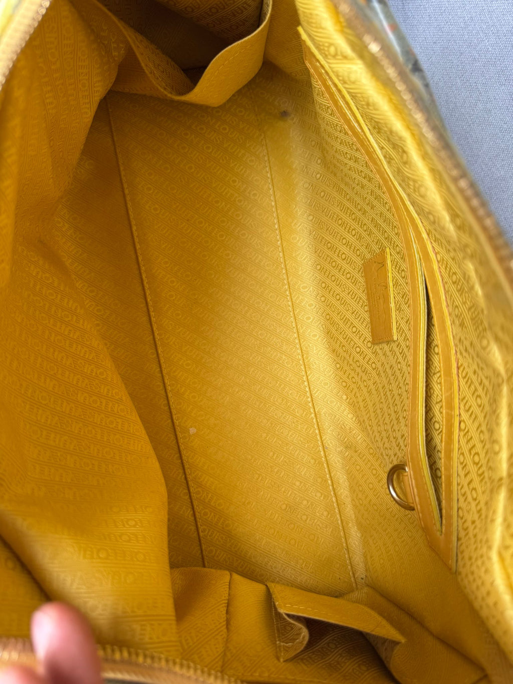 Louis Vuitton Weekender PM Monogram Pulp Canvas dell'edizione limitata Primavera/Estate 2008 in collaborazione con Richard Prince.