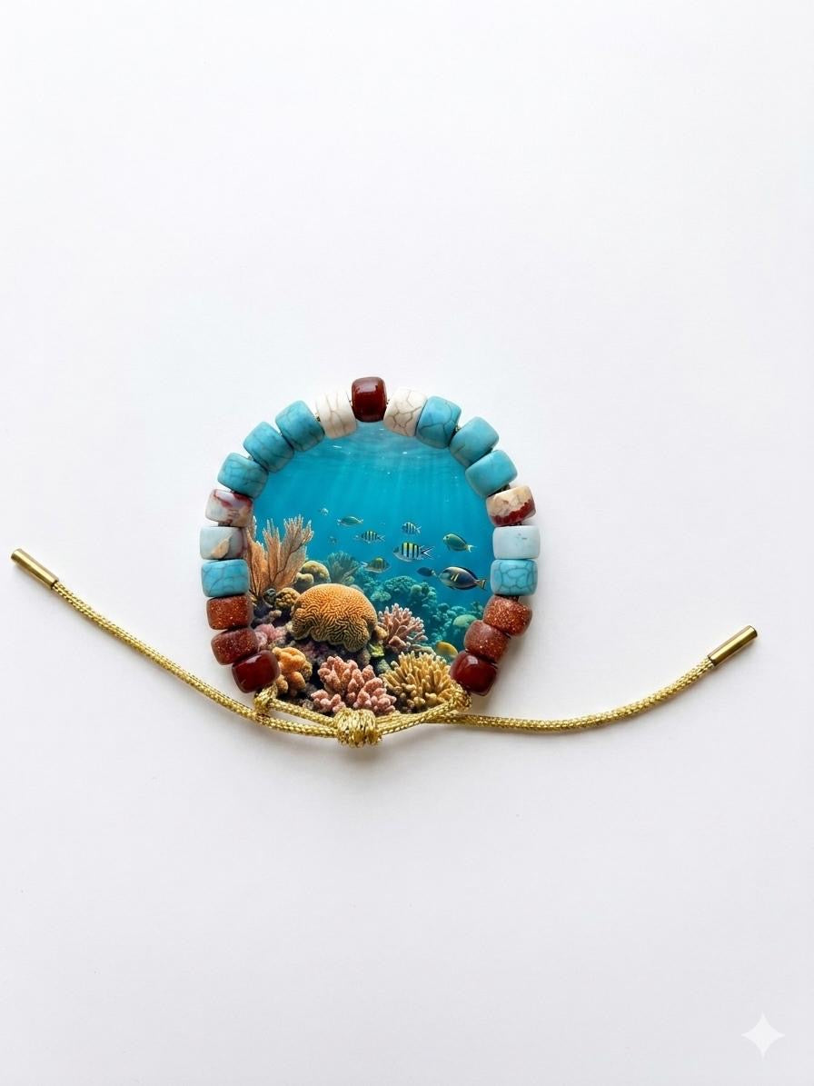 Bracciale beads colorati