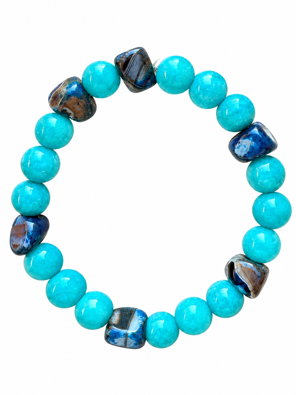 Bracciale giada turchese