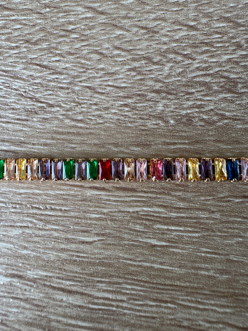 Bracciale tennis multicolor