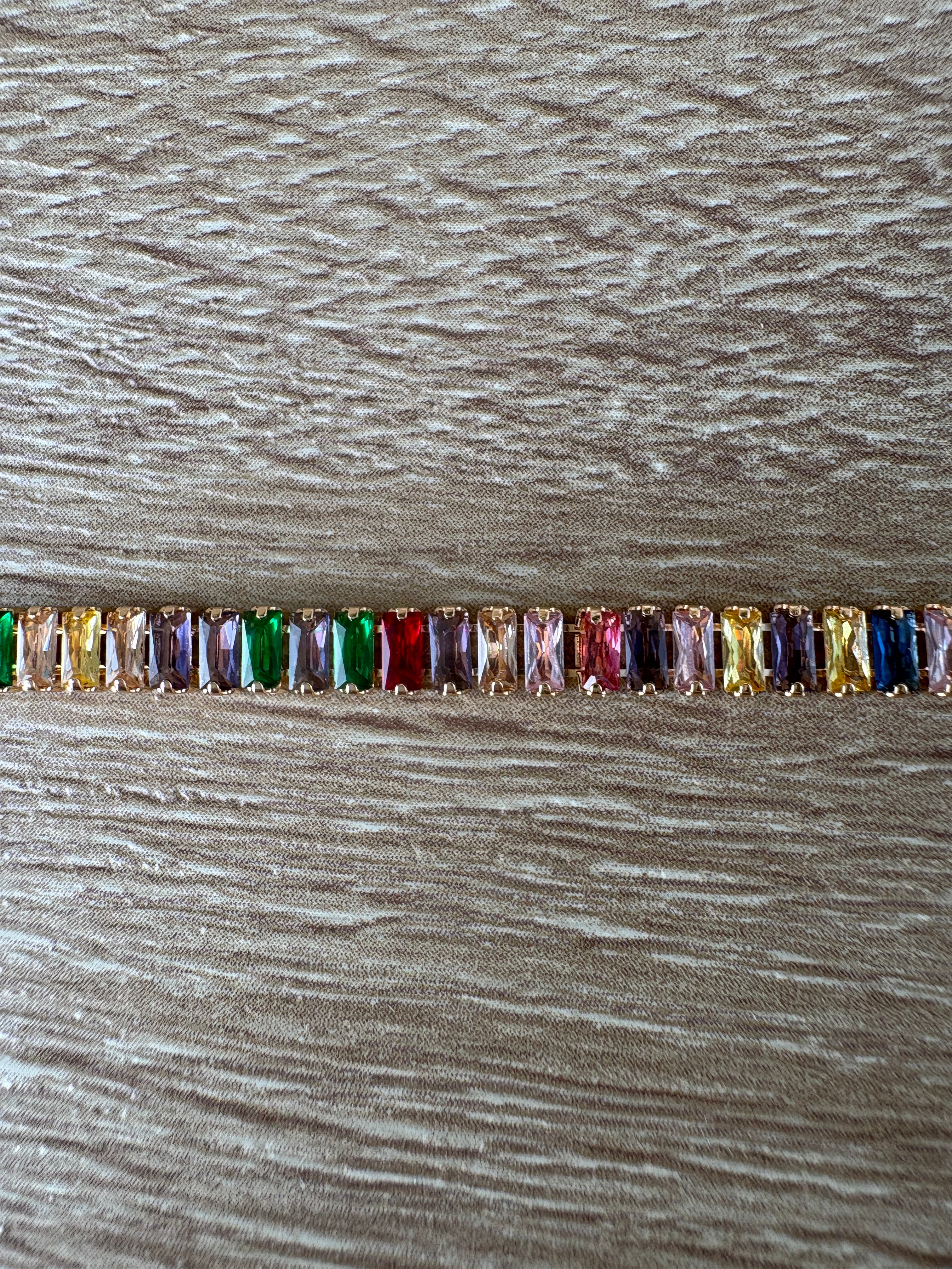 Bracciale tennis multicolor