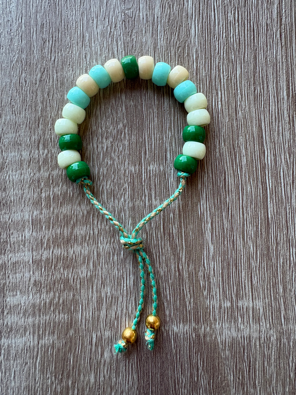 Bracciale beads perline maxi