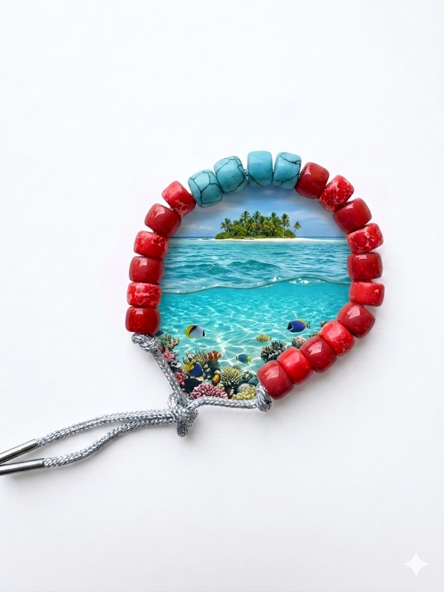 Bracciale beads colorati