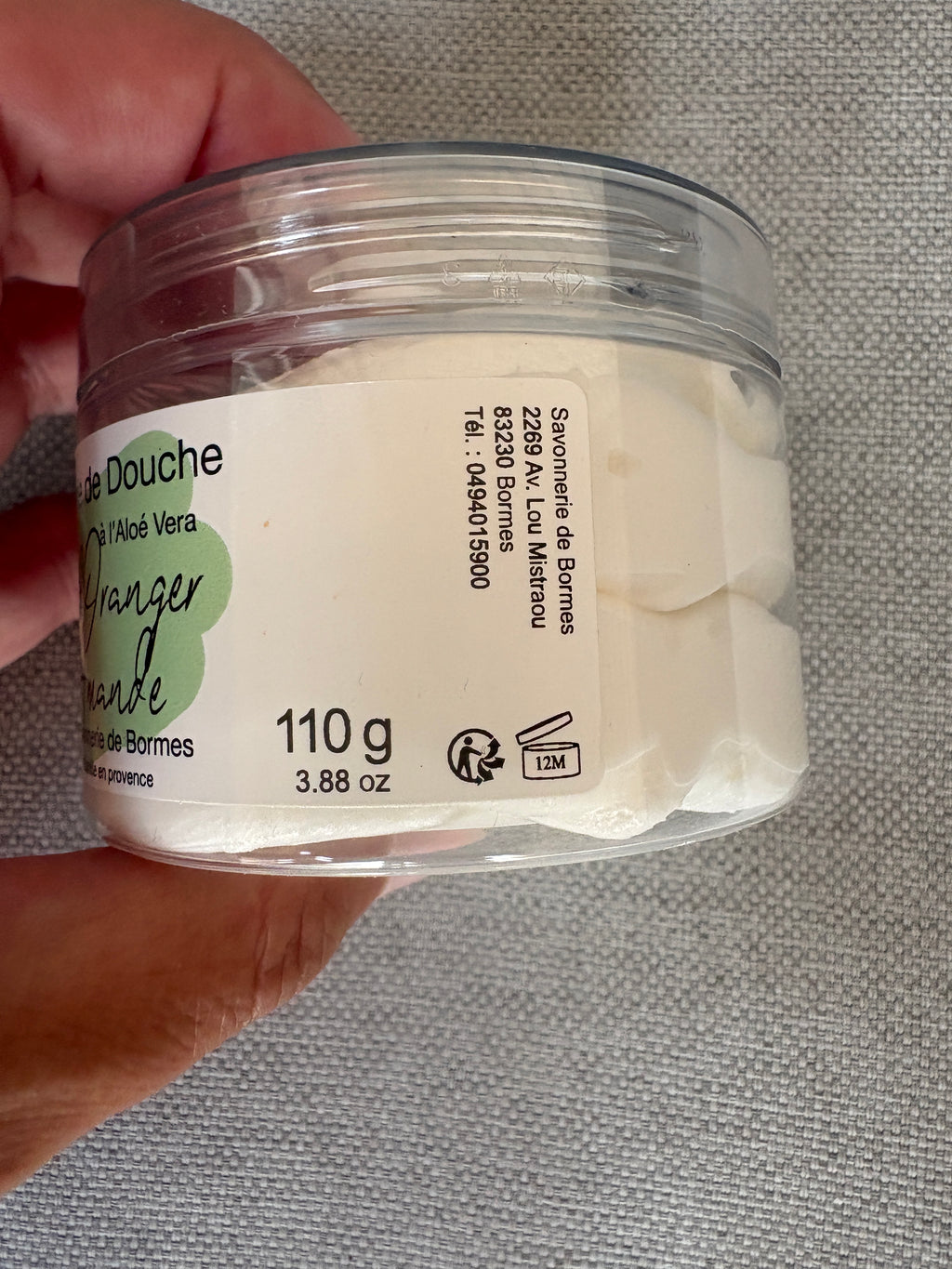 Crema/mousse per la doccia