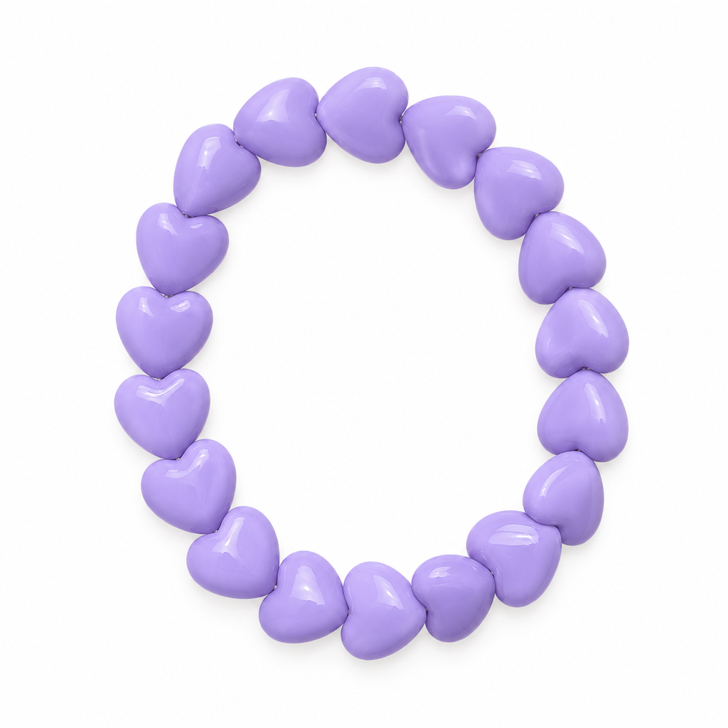 Bracciale cuori perline
